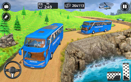 US Police Bus Simulator Game screenshot 4