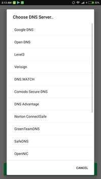 DNS Changer [NO-ROOT] 2 تصوير الشاشة