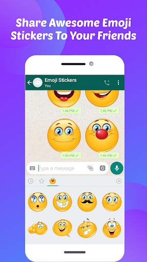 Emoji Stickers for WhatsApp - WAStickerApps screenshot 8