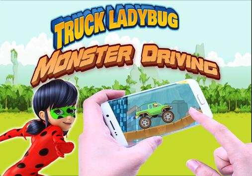 truck ladybug monster driving screenshot 4