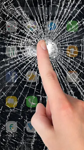 Broken screen prank screenshot 1