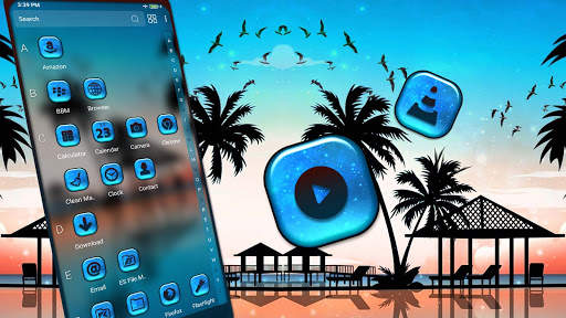 Maldives Beach Launcher Theme screenshot 5