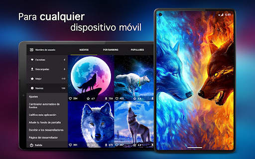Fondos de pantalla con lobos screenshot 6