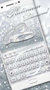 Platinum diamond gold Keyboard скриншот 1
