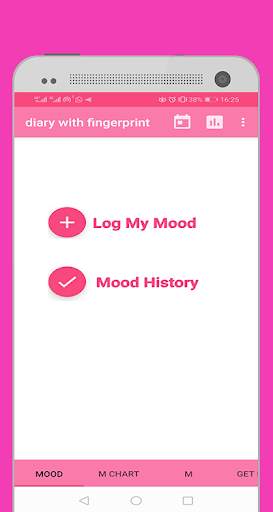 Diary With a Fingerprint Lock & passcode Pro App 4 تصوير الشاشة