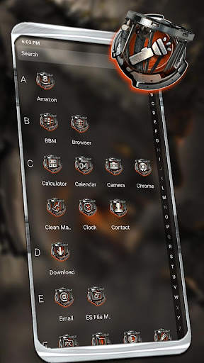 Robot 3D War Launcher Theme screenshot 4