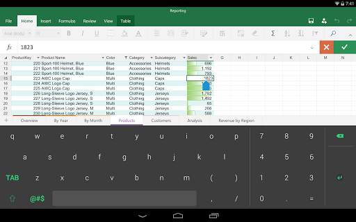 Keyboard for Excel скриншот 12