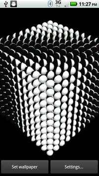 Ball Cube 3D Live Wallpaper screenshot 1