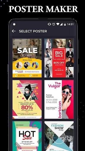 Flyer Maker, Poster Maker, Graphic Design ads App screenshot 3