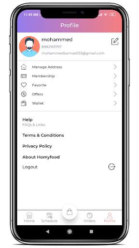 Homyfood: Online Food Ordering & Delivery app screenshot 4