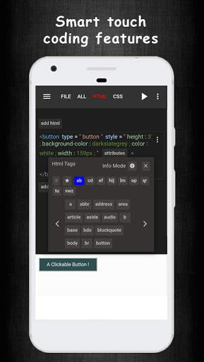 HTML CSS Live Code Editor & Learning 2 تصوير الشاشة