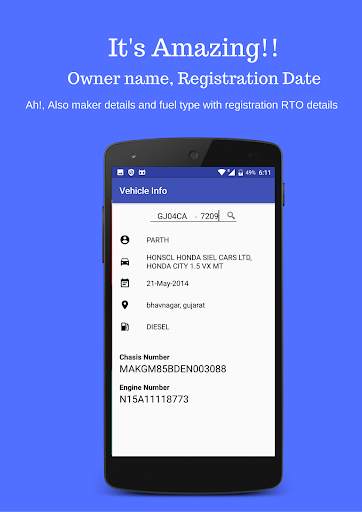 Vehicle Registration Details A screenshot 3