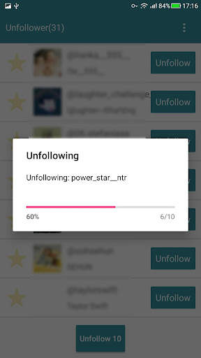 Unfollow Users Cleaner screenshot 5