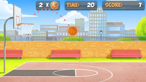 Free Throw Basketball screenshot 1