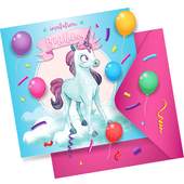 Unicorn Birthday Invitations 1.4