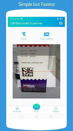 Free QR & Barcode Scanner screenshot 2