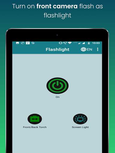 Free Flashlight App - Front / Back / Screen Light screenshot 6