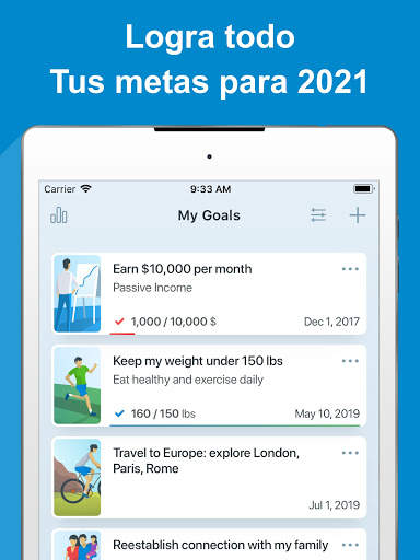 Goals: Alcanza tus objetivos screenshot 17