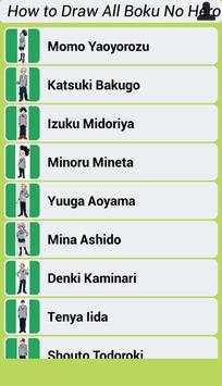 How to Draw All Boku No Hero Academia screenshot 2