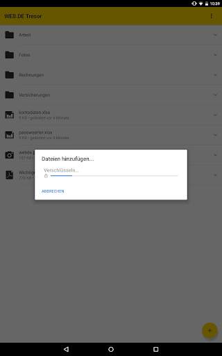 WEB.DE Tresor screenshot 12