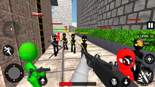 Stickman Counter Shooting : Fun Offline Free Game screenshot 5