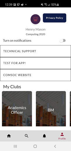 My ComSoc screenshot 3