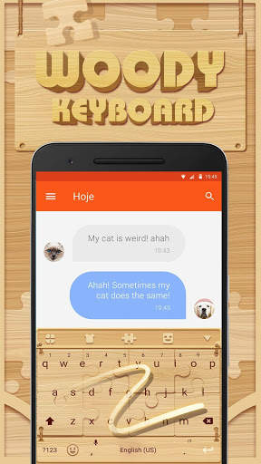 Woody Emoji Keyboard Theme screenshot 4