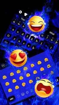 Blue Flame Football Keyboard screenshot 3
