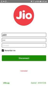 Jio VPN screenshot 1