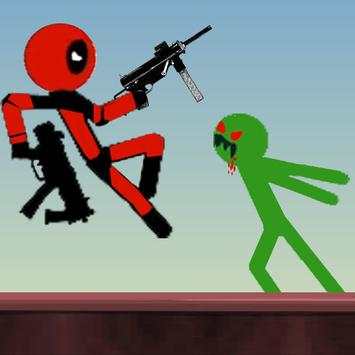 Stickman Hero Vs memadati Stickman Zombie screenshot 4