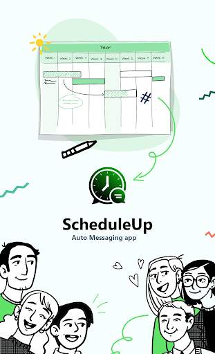 ScheduleUp: Auto Messaging app screenshot 1