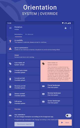 Rotation | Orientation Manager स्क्रीनशॉट 9