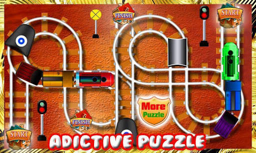 Train Track Maze 2021:Indian Rail Puzzle Game Free screenshot 1