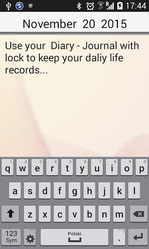 Diary - Journal with lock 2 تصوير الشاشة