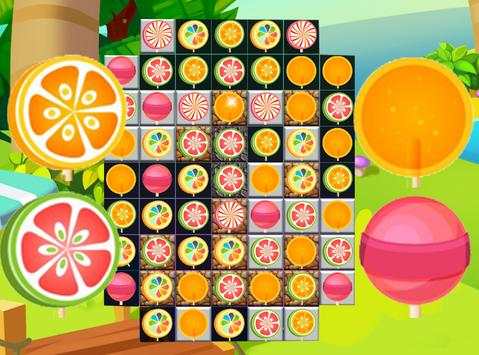 Candy Lollipop Rainbow Match 3 game screenshot 4