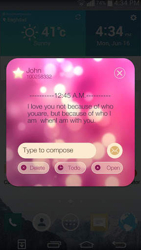 GO SMS PHANTOM THEME screenshot 4