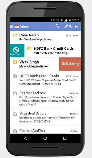 Rediffmail screenshot 4