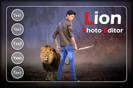 Lion Photo Editor screenshot 1