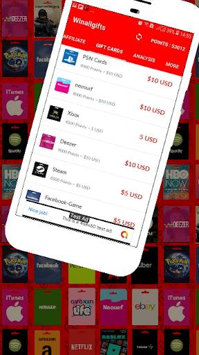 Win All Gifts - Win Free Gift cards & Money स्क्रीनशॉट 7