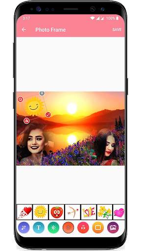 Sunrise Dual Photo Frames screenshot 4