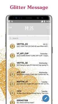 Glitter Messenger – Diamond SMS screenshot 1