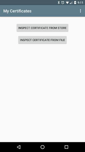 My Certificates screenshot 1