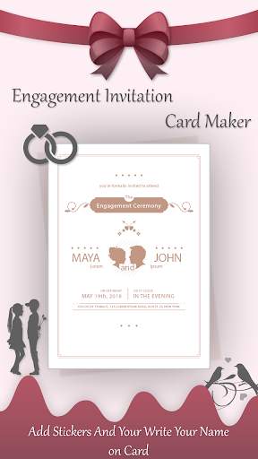 Engagement Invitation Card Maker screenshot 2
