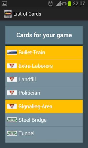 Trains Board Game Randomizer screenshot 3