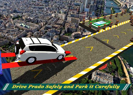 Impossible Sky Tracks Prado Car Parking Simulator screenshot 5
