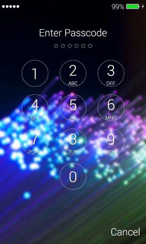 Optic Fiber Lock Screen screenshot 6