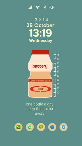 Probiotic theme Total Launcher screenshot 1