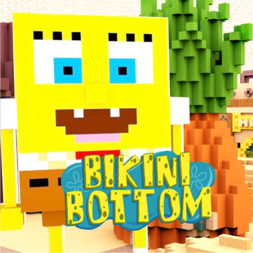 ikon Mod Maps Bikini Bottom for MCPE
