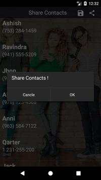 Save Contact 4 تصوير الشاشة
