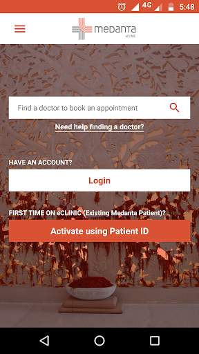 Medanta eCLINIC - Patient App screenshot 1